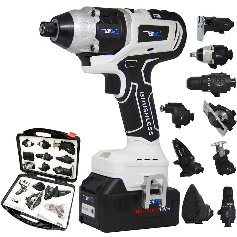 Kit 10 em 1 Parafusadeira Furadeira Lixadeira Serra Martelete Elétrico [ENVIO FULL]