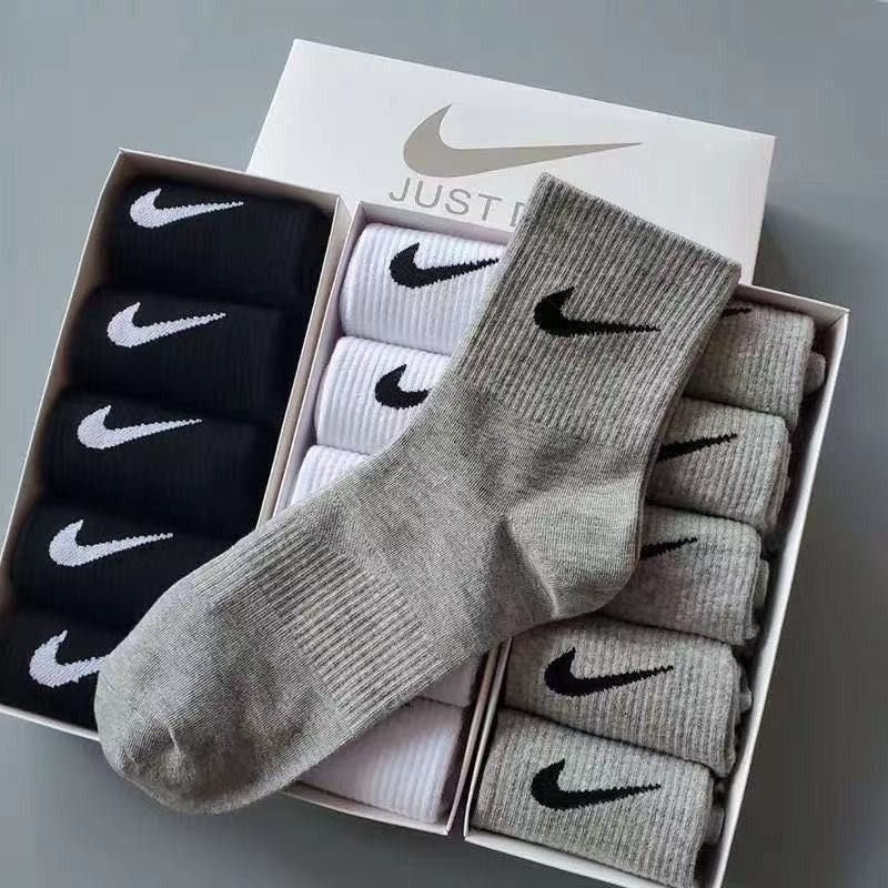 Kit 12 Pares Cano Médio - Meia Esportiva [Frete Grátis]