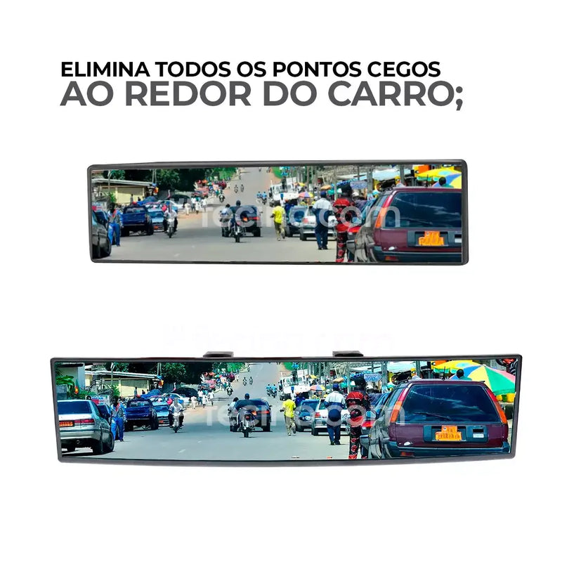 RetroMax® - Espelho Retrovisor Panorâmico Universal (+ Mini Rastreador GPS de Brinde para os 15 Primeiros)