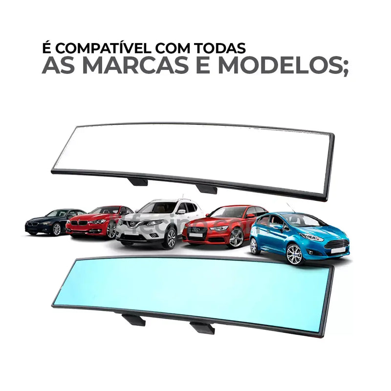 RetroMax® - Espelho Retrovisor Panorâmico Universal (+ Mini Rastreador GPS de Brinde para os 15 Primeiros)