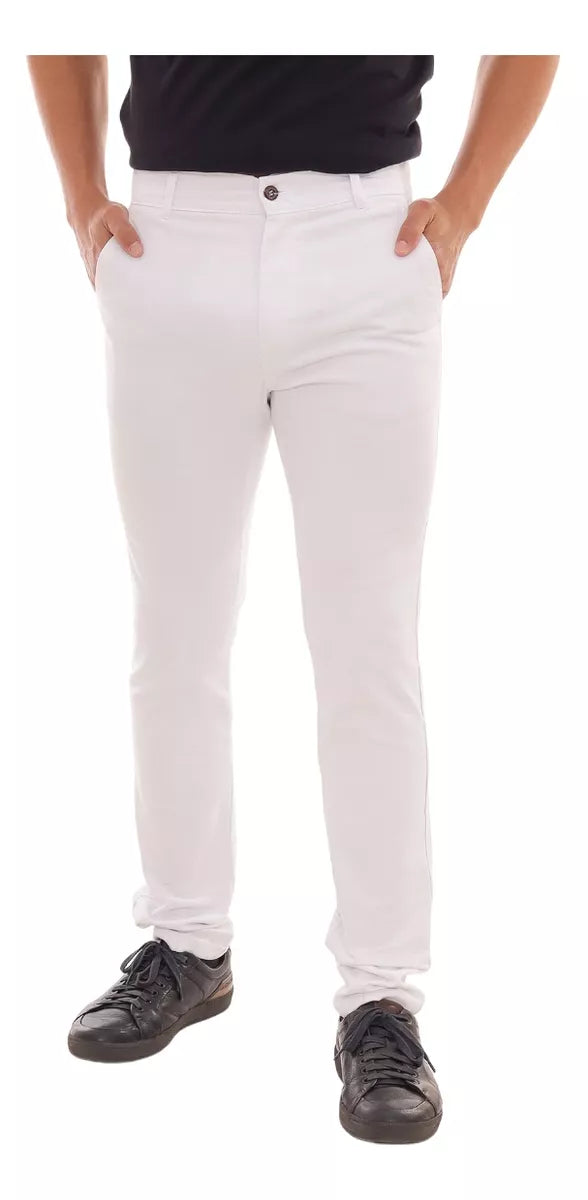 Kit 7 Calças Masculina Sarja Slim - SOMENTE HOJE!