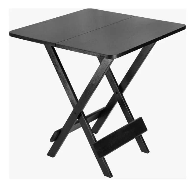 Jogo De Mesa Dobrável 70x70 C/ 4 Cadeiras Madeira Maciça Maplan