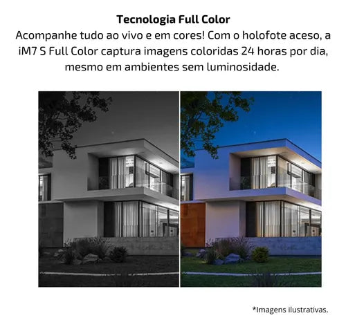 Kit 2 Câmeras De Video Wi-fi Full Hd Im7 Full Color Branca Intelbras