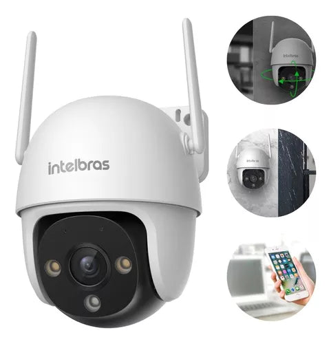 Kit 2 Câmeras De Video Wi-fi Full Hd Im7 Full Color Branca Intelbras