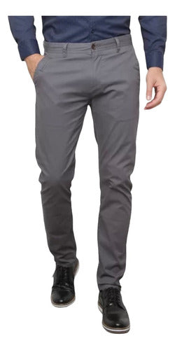 Kit 7 Calças Masculina Sarja Slim - SOMENTE HOJE!