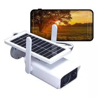 Câmera De Bateria Externa Tp-link Solarcam C402 Com Painel