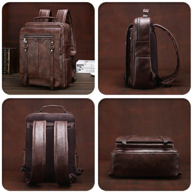 Mochila de Couro Executiva Para Notebooks
