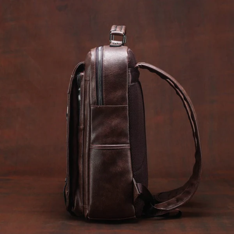 Mochila de Couro Executiva Para Notebooks