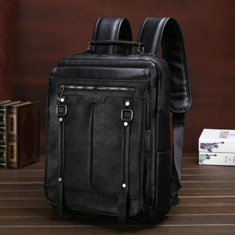 Mochila de Couro Executiva Para Notebooks