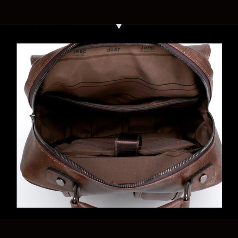 Mochila de Couro Executiva Para Notebooks