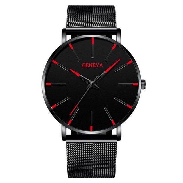 Relógio Masculino Geneva Minimalista Ultra Fino 2022