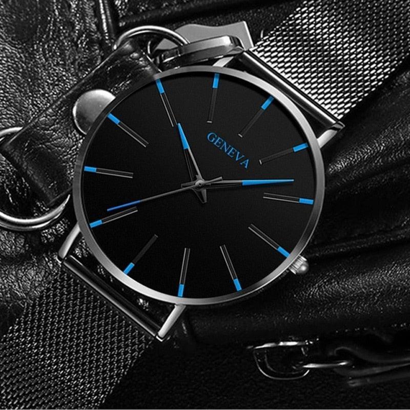 Relógio Masculino Geneva Minimalista Ultra Fino 2022