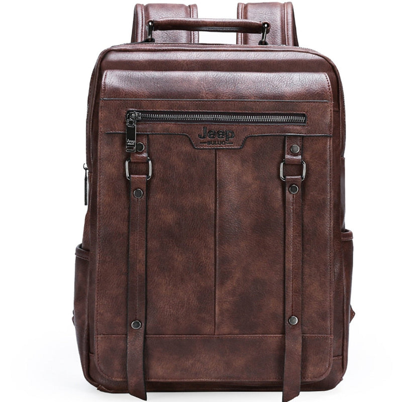 Mochila de Couro Executiva Para Notebooks