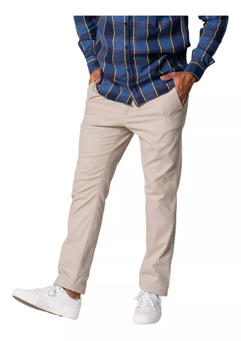 Kit 7 Calças Masculina Sarja Slim - SOMENTE HOJE!