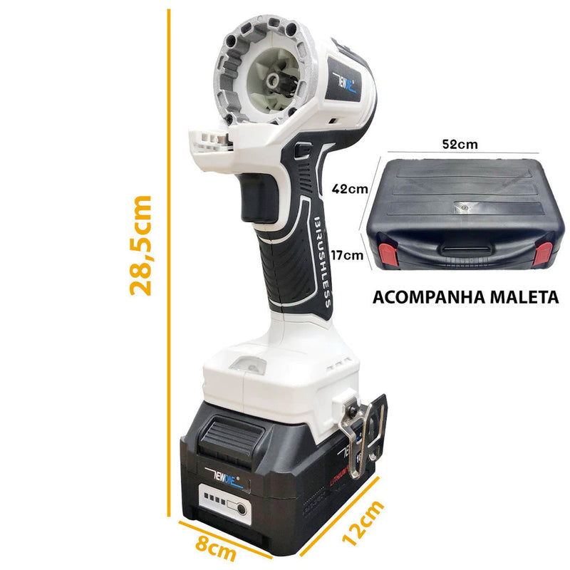 Kit 10 em 1 Parafusadeira Furadeira Lixadeira Serra Martelete Elétrico [ENVIO FULL]