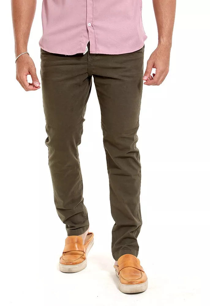 Kit 7 Calças Masculina Sarja Slim - SOMENTE HOJE!
